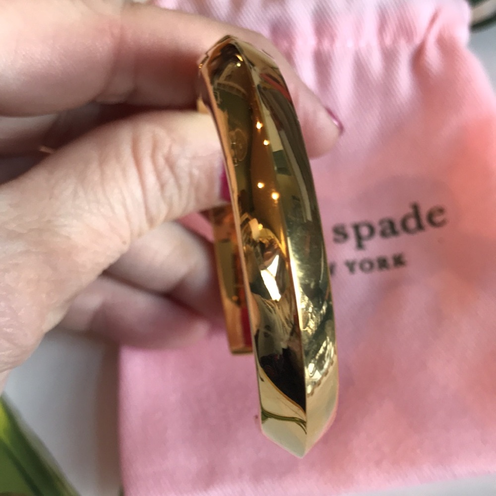 Kate Spade Cuff Bracelet with dust bag NWOT - Picture 10 of 13